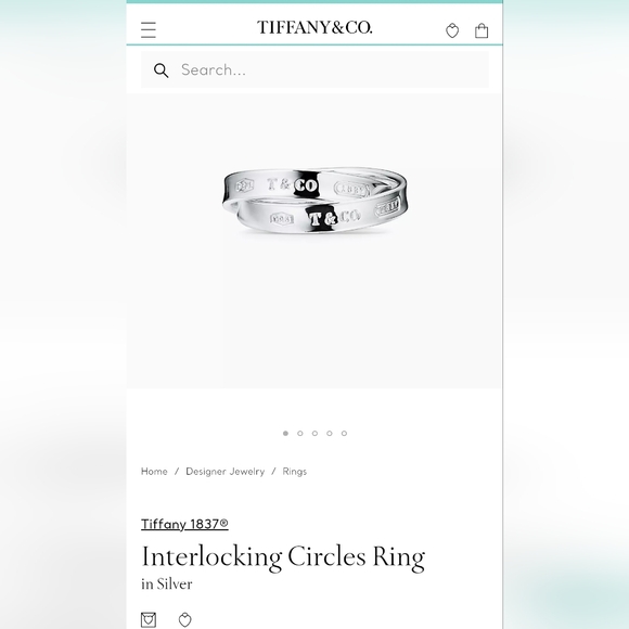 Tiffany's Interlocking Ring - Picture 5 of 5